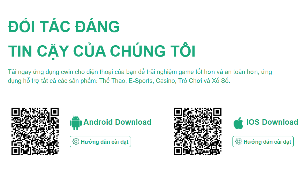 Hướng dẫn tải app cwin mới nhất
